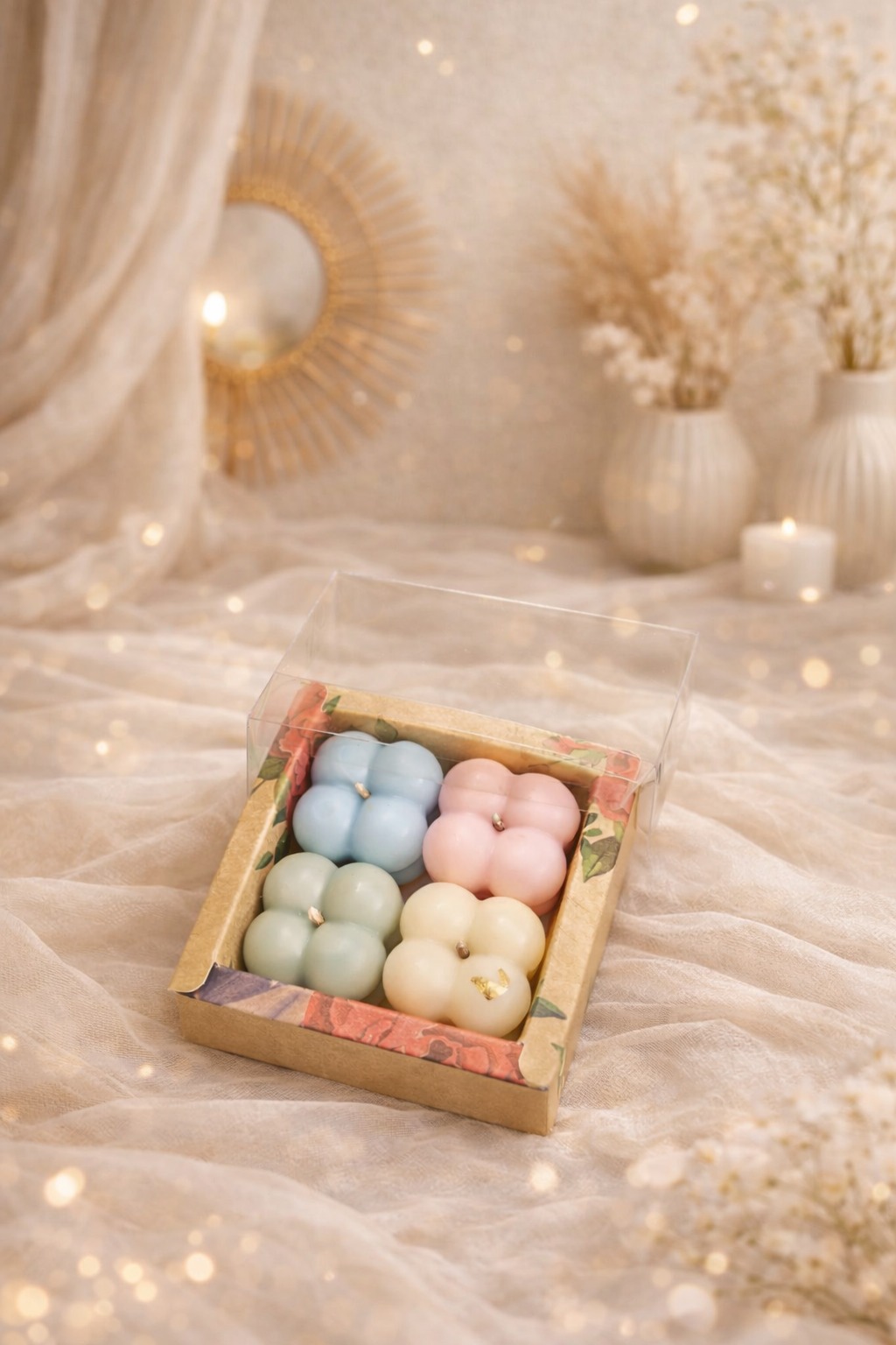 Bubble Candle Box (set of 4)