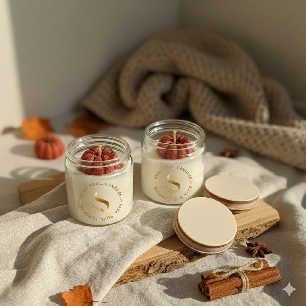Pumpkin Candle Jar